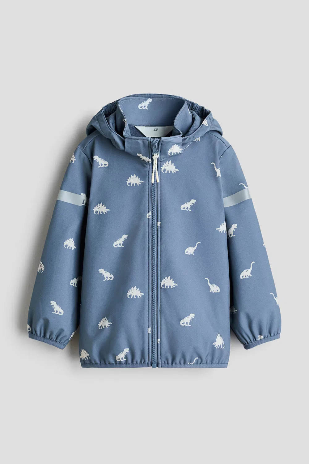 Водостойкая куртка из софтшелла H&M, Mattblau/Dinosaurier