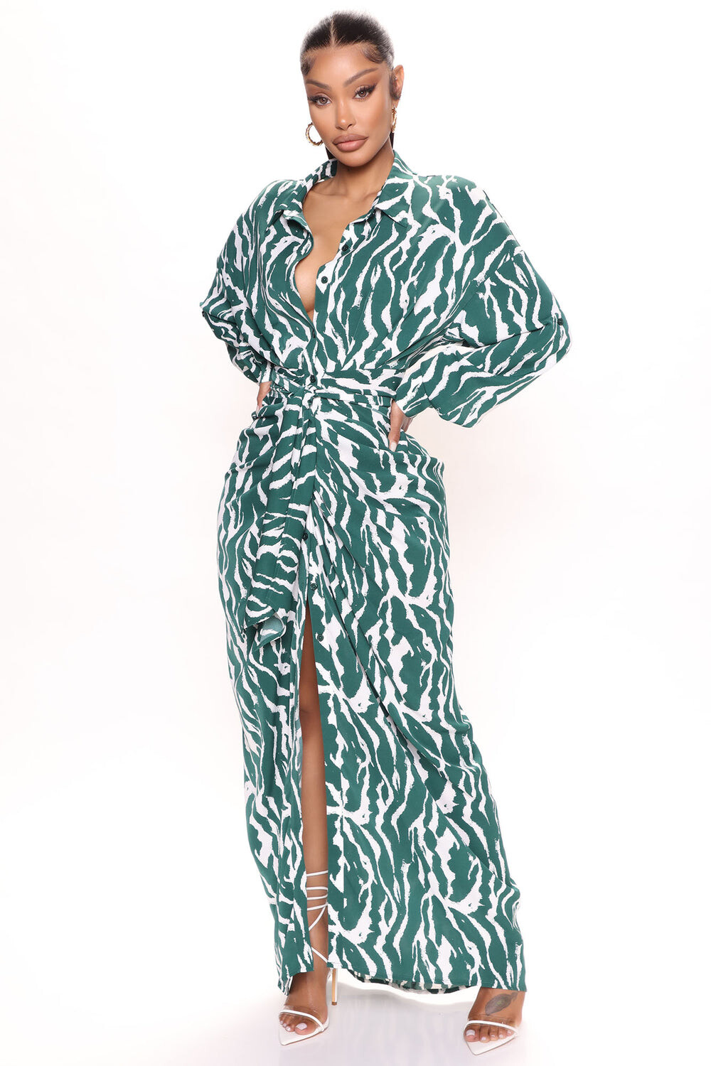 

Платье Fashion Nova VD7699, зеленый