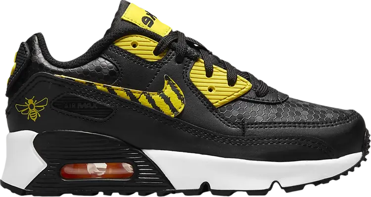 

Кроссовки Nike Air Max 90 SE PS 'Bee', желтый