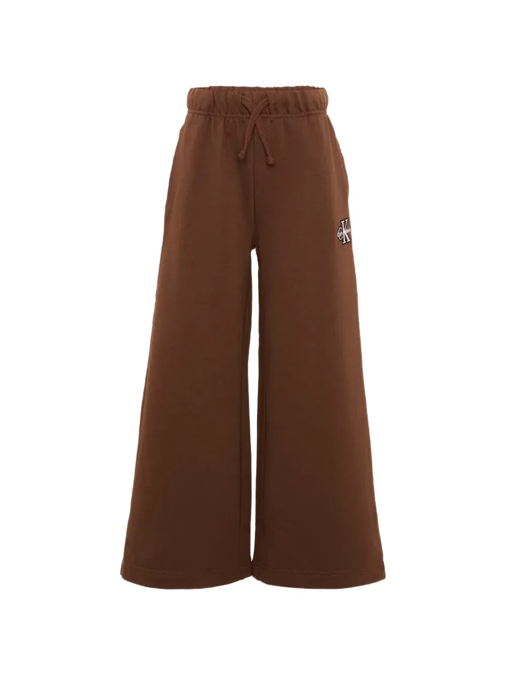 Спортивные штаны с нашивкой-логотипом Calvin Klein Kids, коричневый