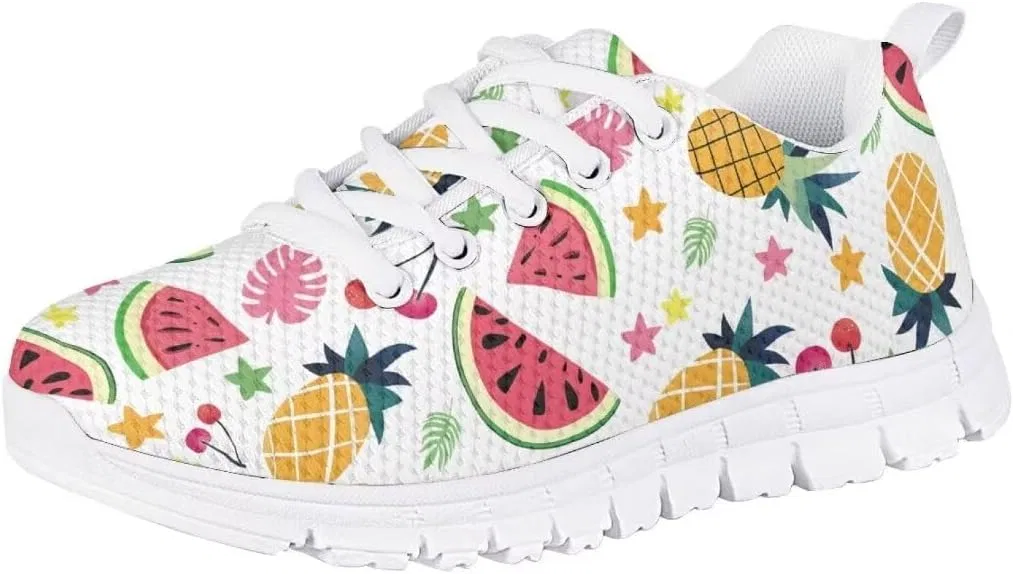 Детские кроссовки для мальчиков и девочек с дышащим верхом Pinupub, Fruits White