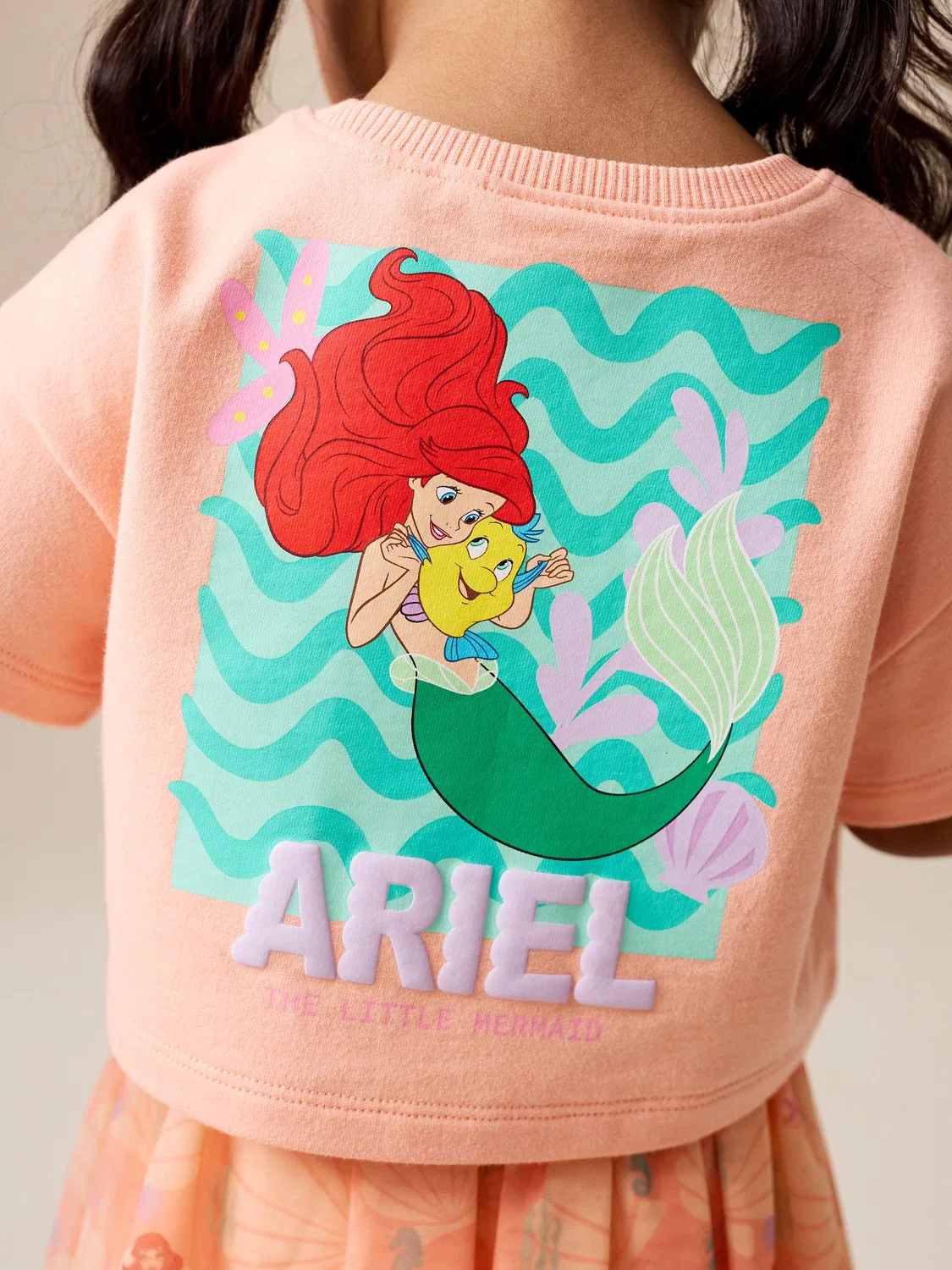 Комплект топ и юбка Coral Ariel Disney Next, коралловый — фото 4
