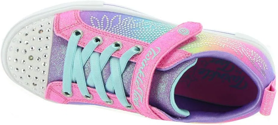 Детские кроссовки для девочек Winged Magic Skechers, Hot Pink/Multi — фото 3