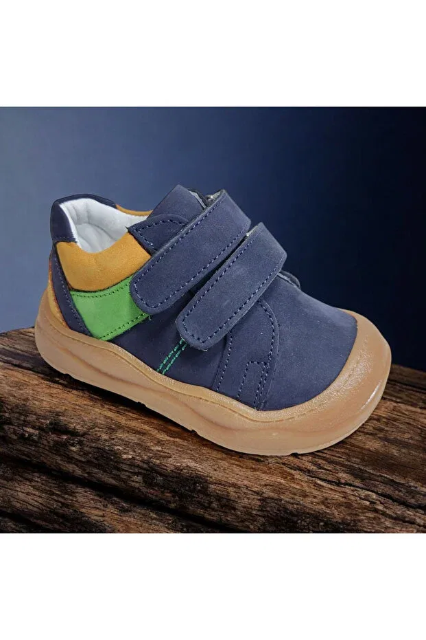 Детские ботинки для мальчиков из натуральной кожи Viva Shoes, Navy Blue — фото 3