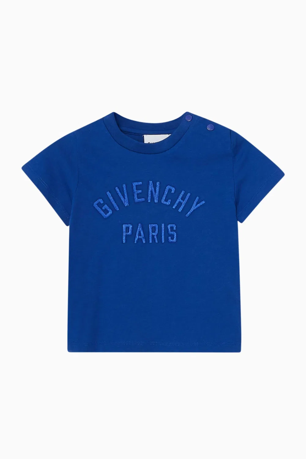Футболка с логотипом из органического хлопка Givenchy, синий