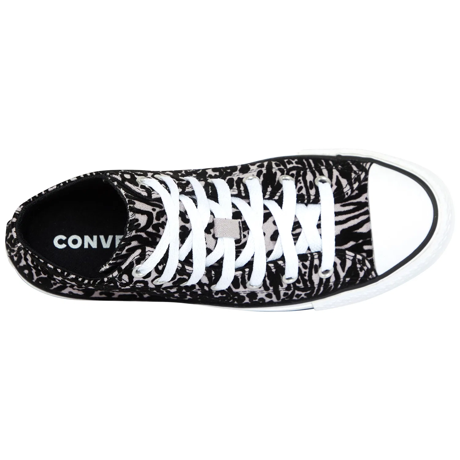 Детские кроссовки на шнуровке Converse, Frozen Thistle/White/Black — фото 4