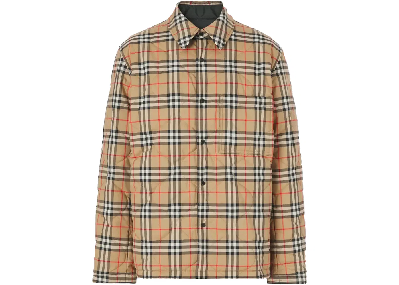 Мужская рубашка Overshirt Burberry, Black Archive Beige