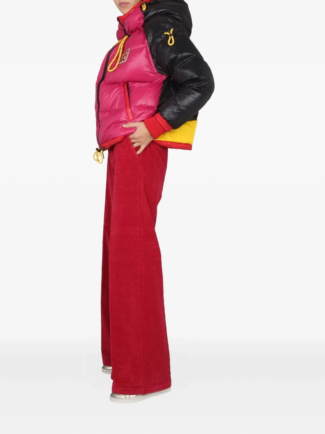 Брюки из вельвета фуксии DSQUARED2, фуксия — фото 2