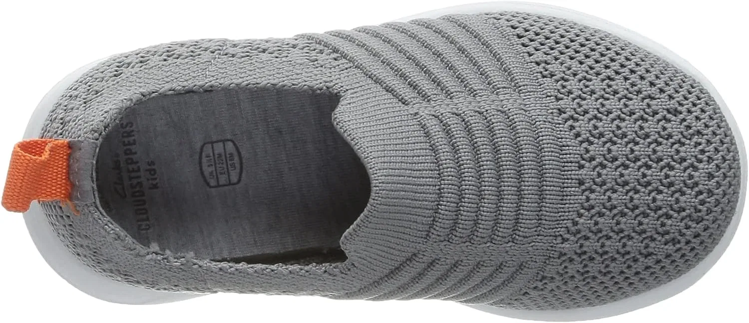 Детские ботинки для девочек Clarks Girls Nova Tale Half Length, Grey — фото 3