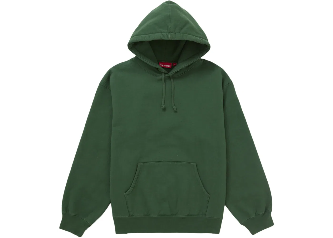 Мужской худи с потертостями Supreme, Зеленый