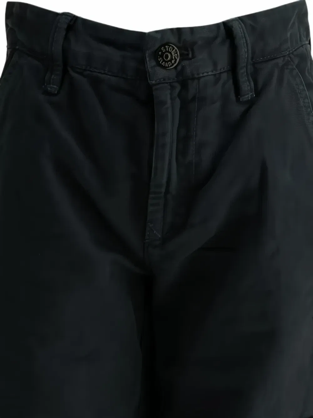 Брюки с нашивкой-логотипом Stone Island Junior, зеленый — фото 3