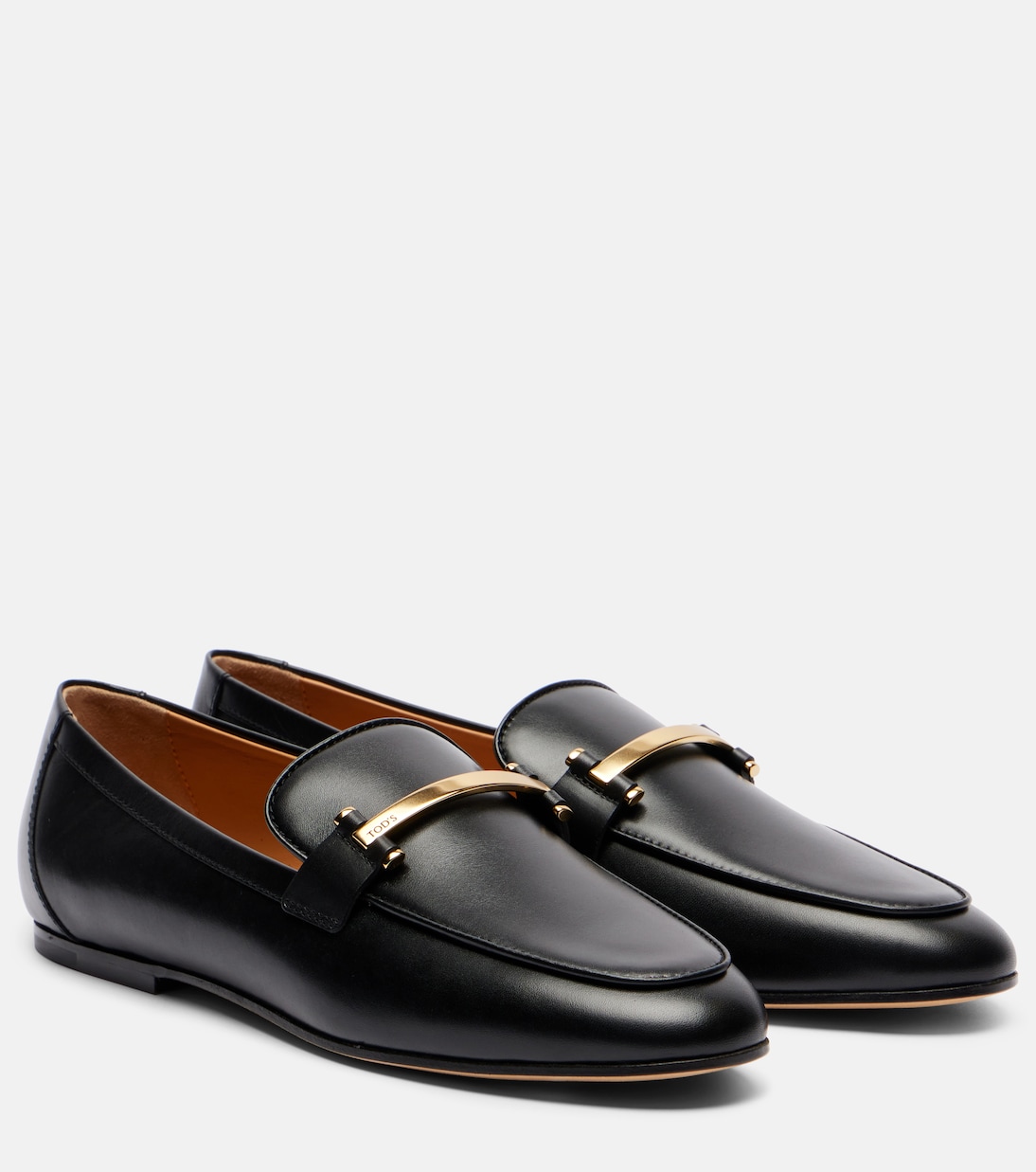 Барретта кожаные лоферы Tod's, черный
