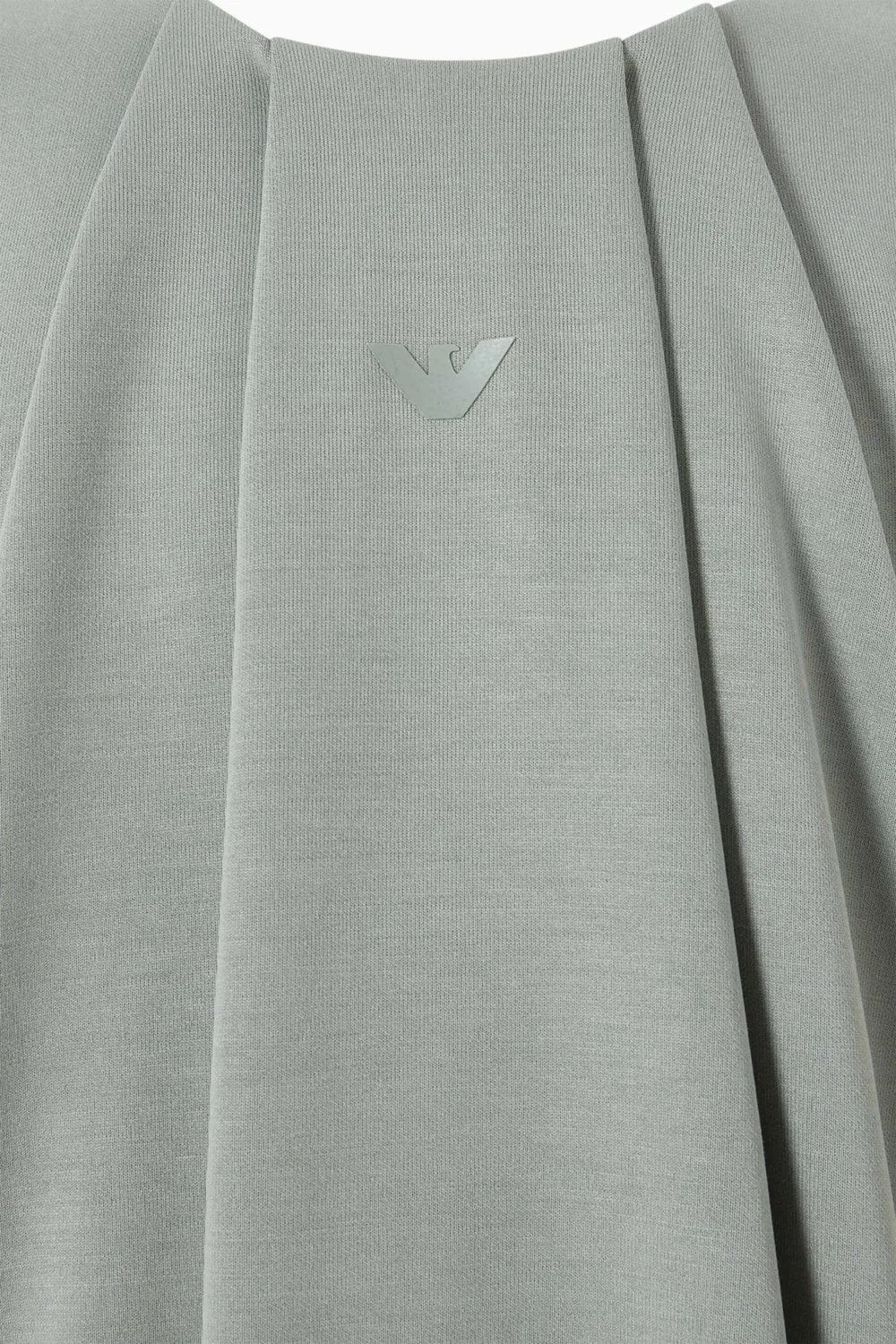 Платье плиссированное Emporio Armani, зеленый — фото 3