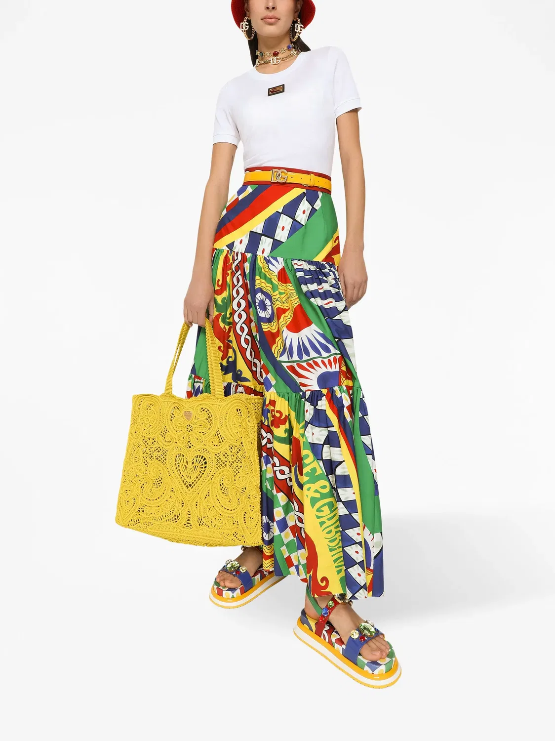 Dolce & Gabbana Футболка Essentials белая — фото 2