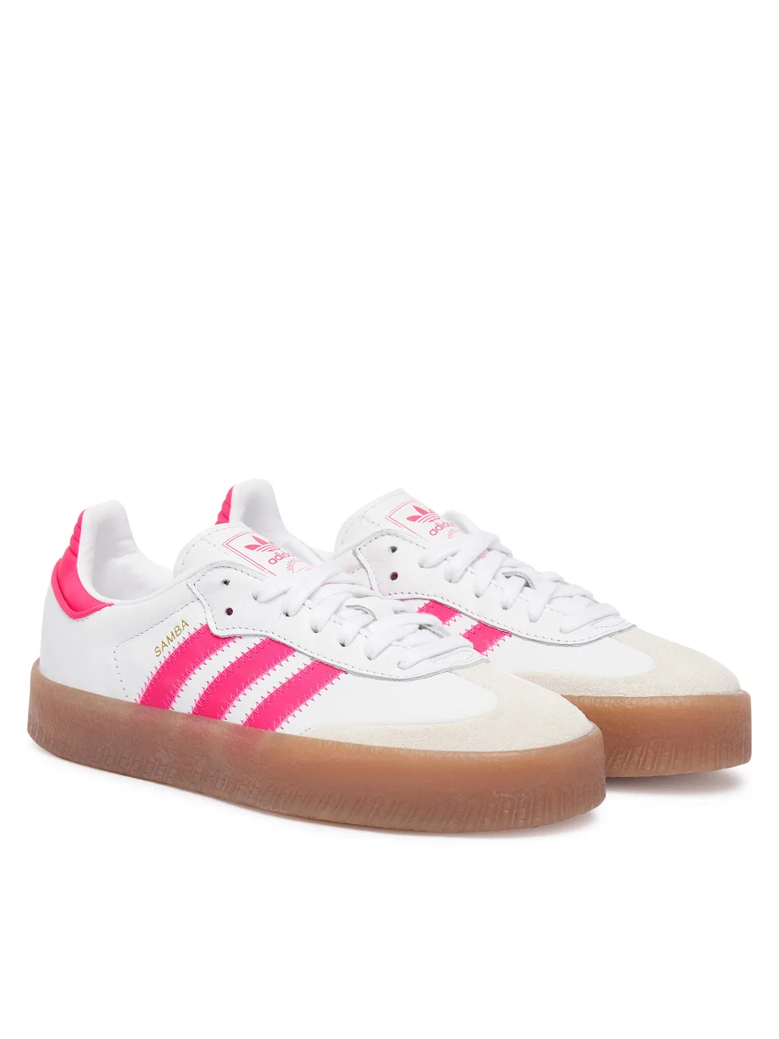 Кроссовки для девочки Sambae Adidas, белый — фото 2