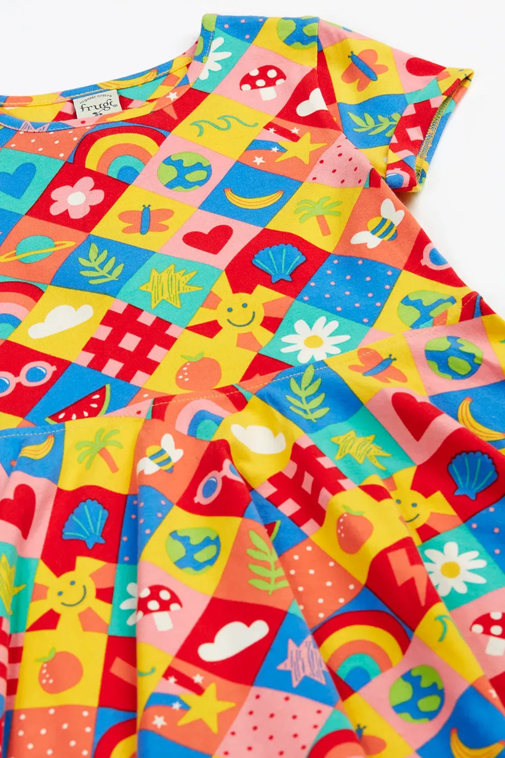 Детское платье-трапеция Spring Frugi, Multi — фото 3