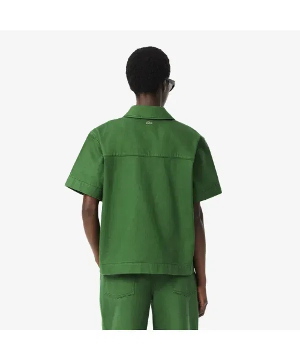Рубашка поло Lacoste из денима, CF0052-55G 132, цветной — фото 3