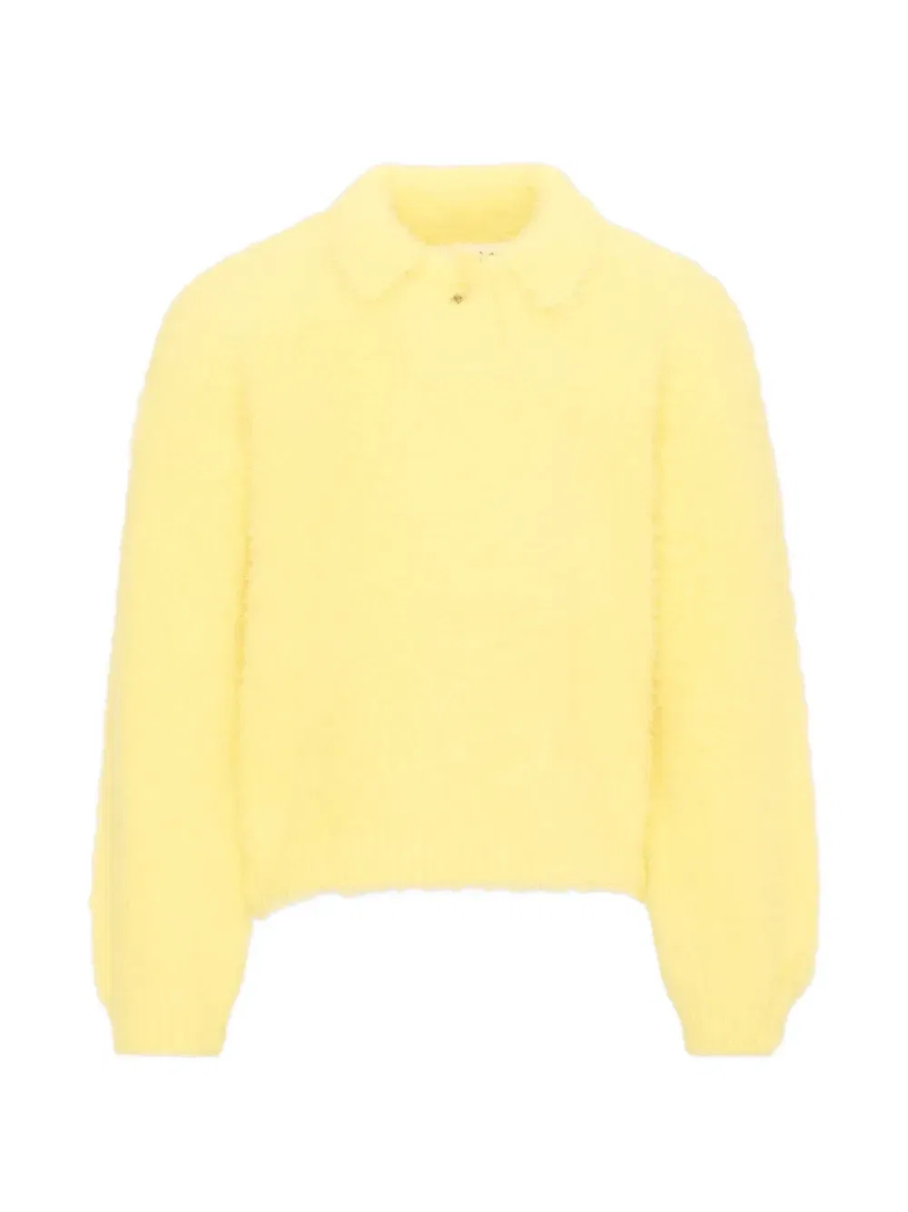 Вязаный джемпер с воротником Gladys fuzzy-knit Molo, желтый