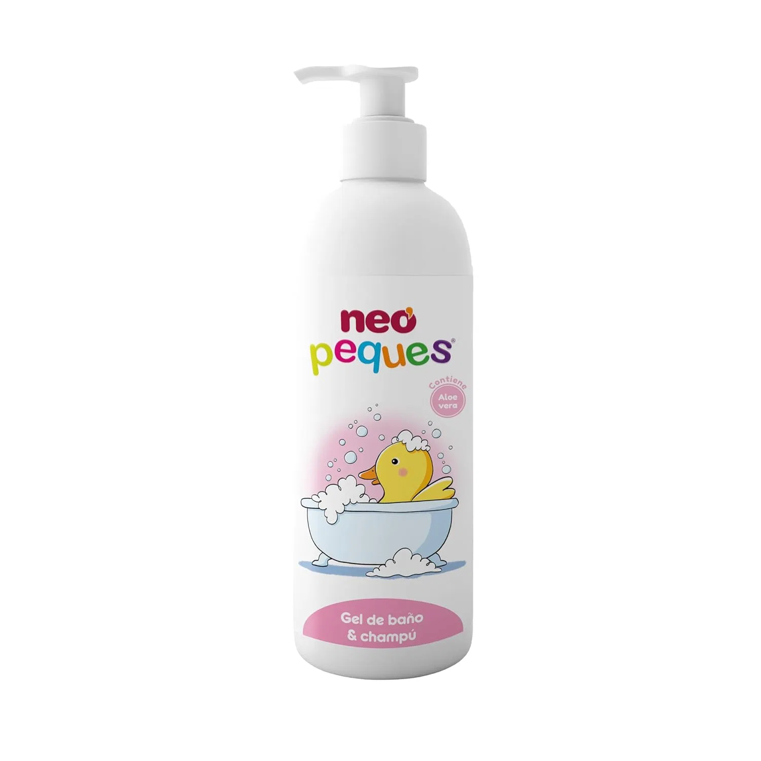 Детский гель для душа и шампунь с алоэ вера Neo Peques, 400 мл