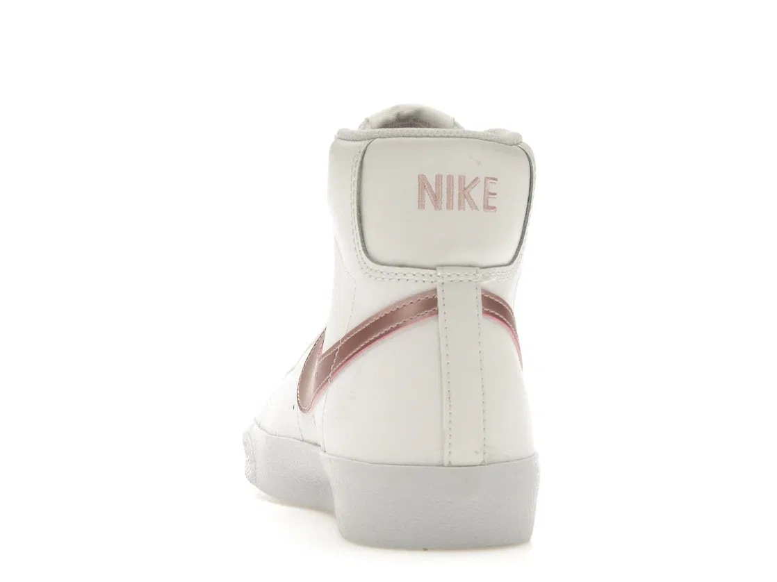 Детские кроссовки Nike Blazer Mid 77, White/Pink Glaze — фото 4