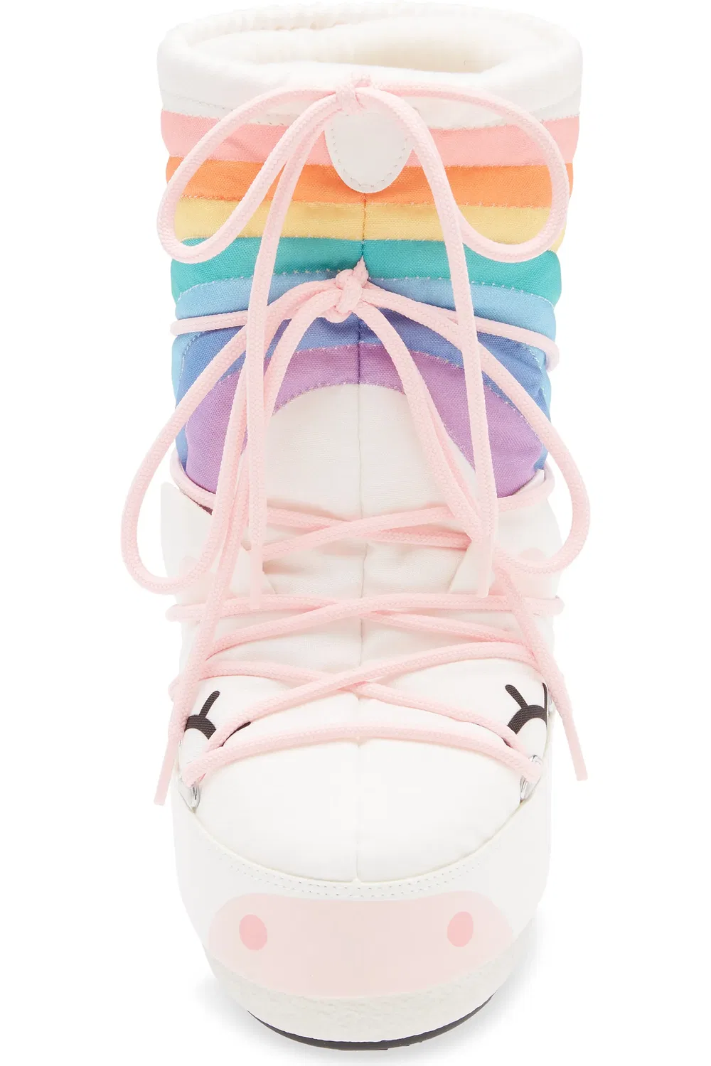 Детские ботинки утепленные Icon Unicorn Moon Boot, White/Multicolor — фото 4