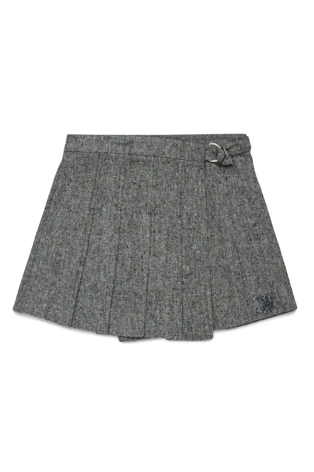 Детская юбка с запахом из твида Gonna Short Tweed Wrap Max & Co, Gray