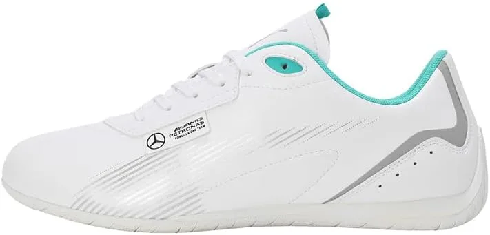 Кроссовки PUMA Unisex Mapf1 Neo Cat 2.0, белый/зеленый — фото 2