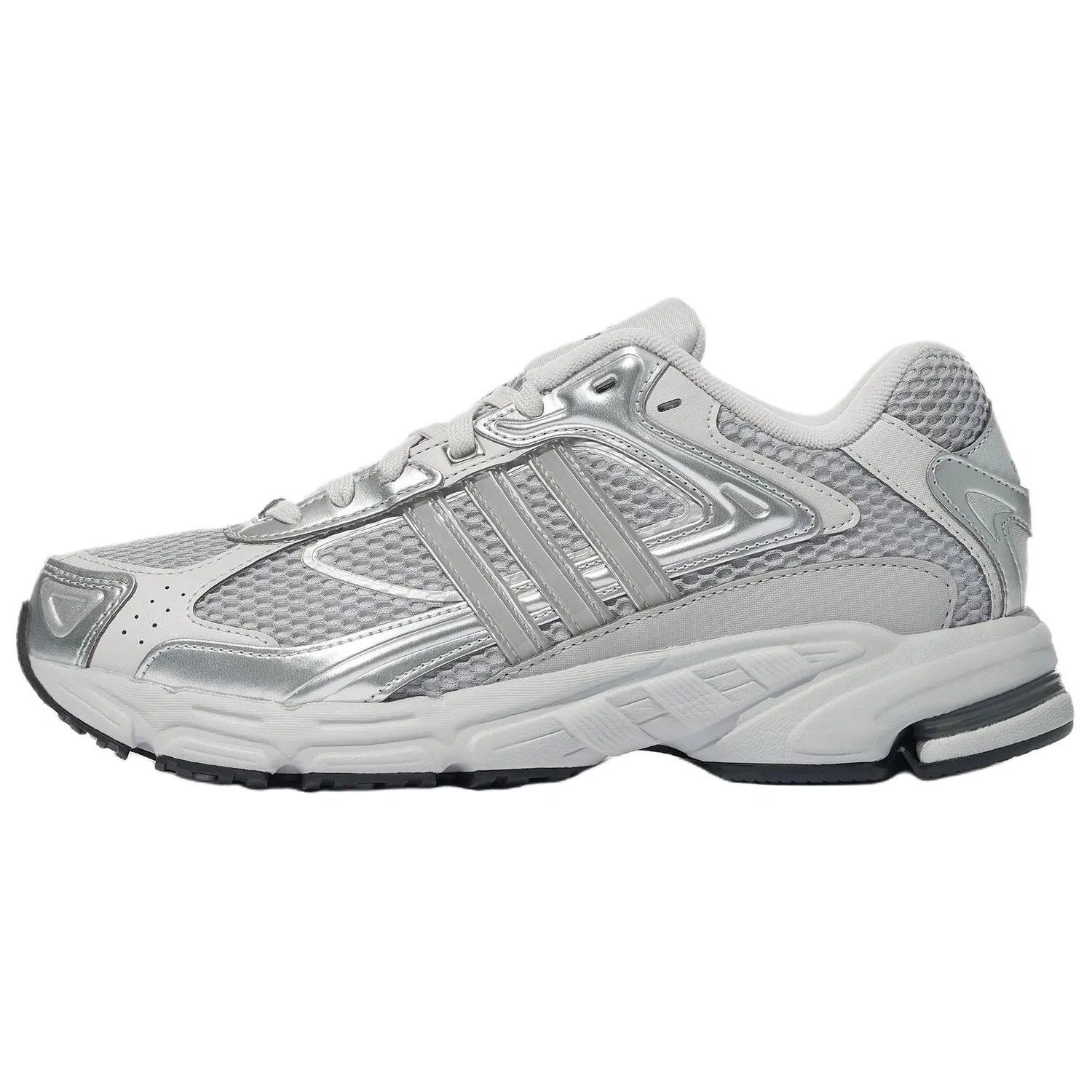 Детские кроссовки на толстой подошве Adidas RESPONSE CL, Solid Gray Light Gray Metallic Silver