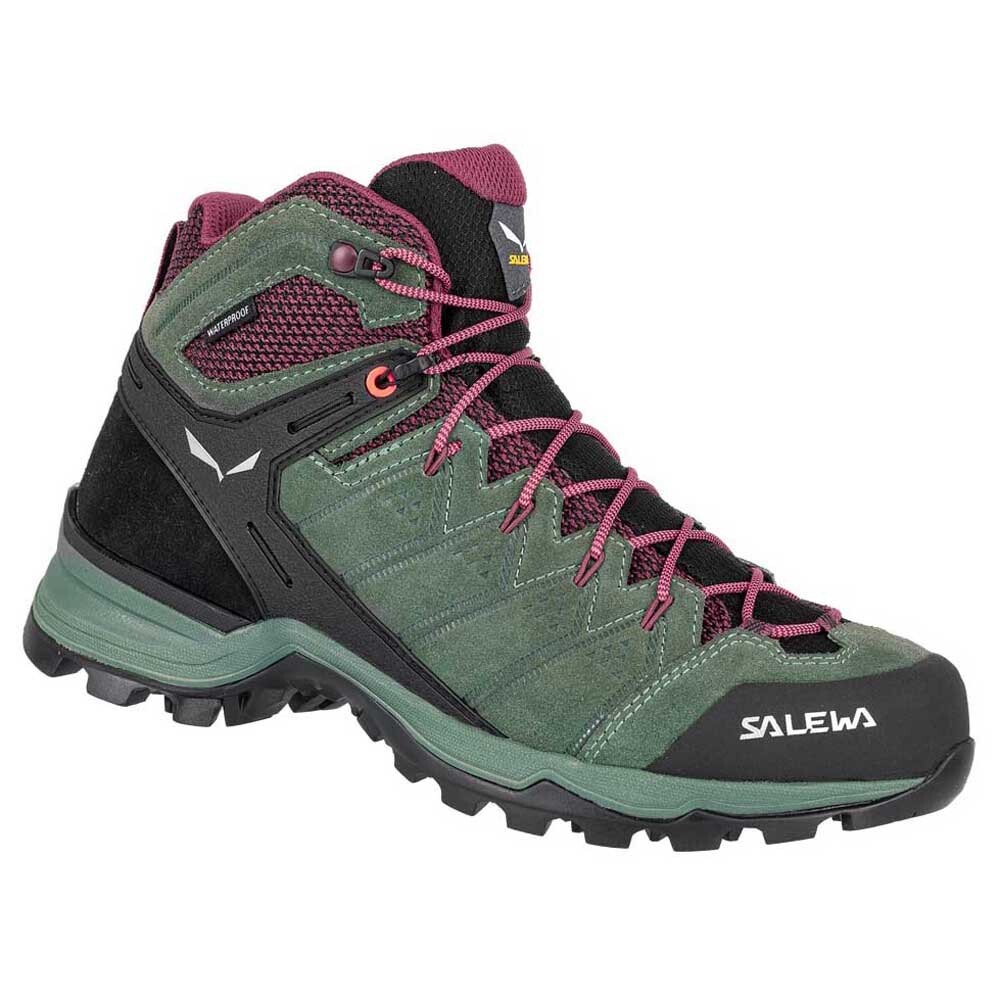 

Походные ботинки Salewa Alp Mate Mid WP, зеленый