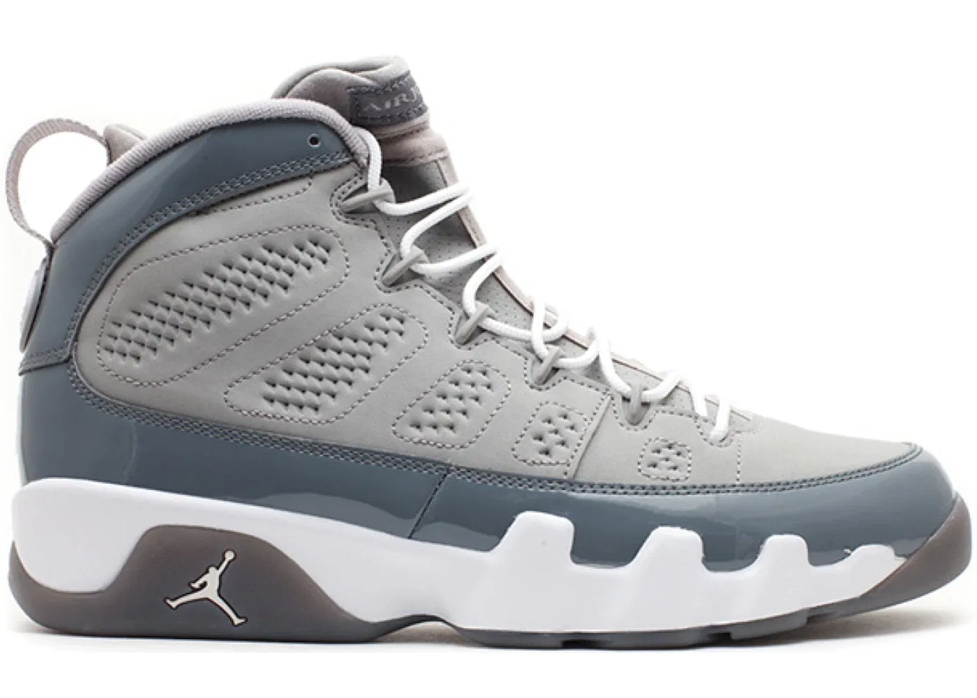 Детские кроссовки Lifestyle Jordan 9 Retro, Medium Grey/White-Cool Grey