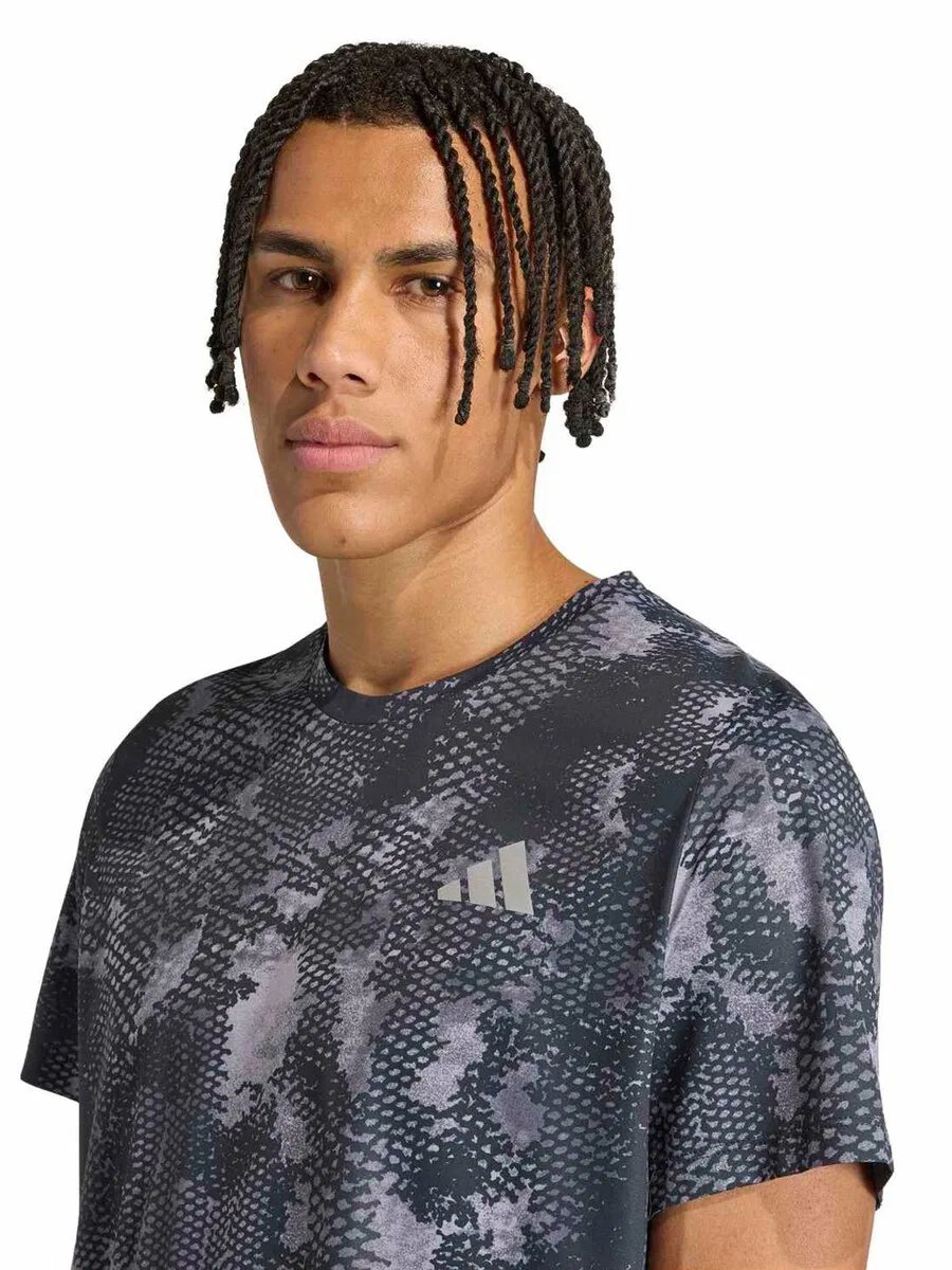 Спортивная футболка ADIDAS PERFORMANCE Performance Shirt серого и темно-серого цвета — фото 3