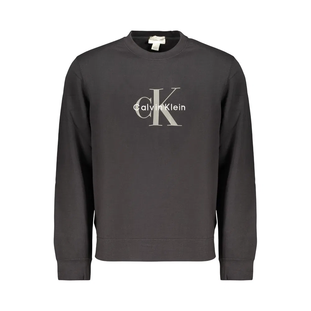 Мужской свитшот с длинным рукавом хлопковый Calvin Klein, Black