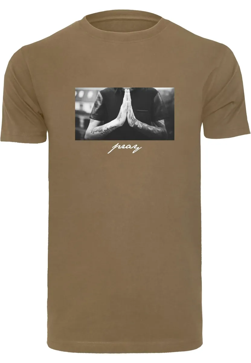 

Футболка Mister Tee "Мужская футболка Mister Tee Pray Tee" Mistertee, оливковый