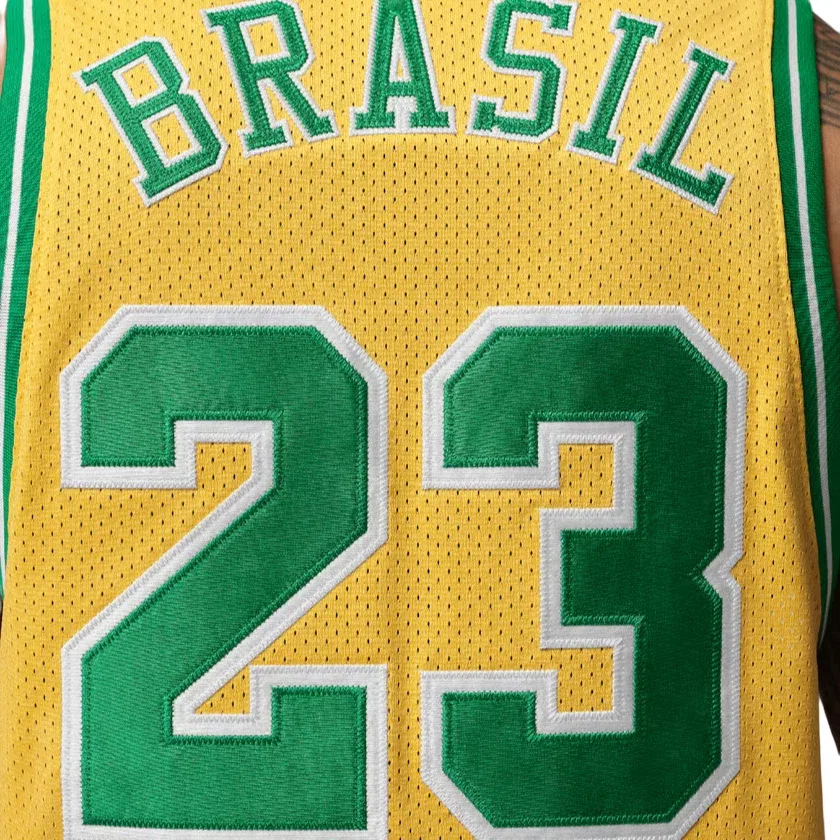 Мужская футболка-джерси Varsity Maize Lucky Green Jordan, желтый — фото 3