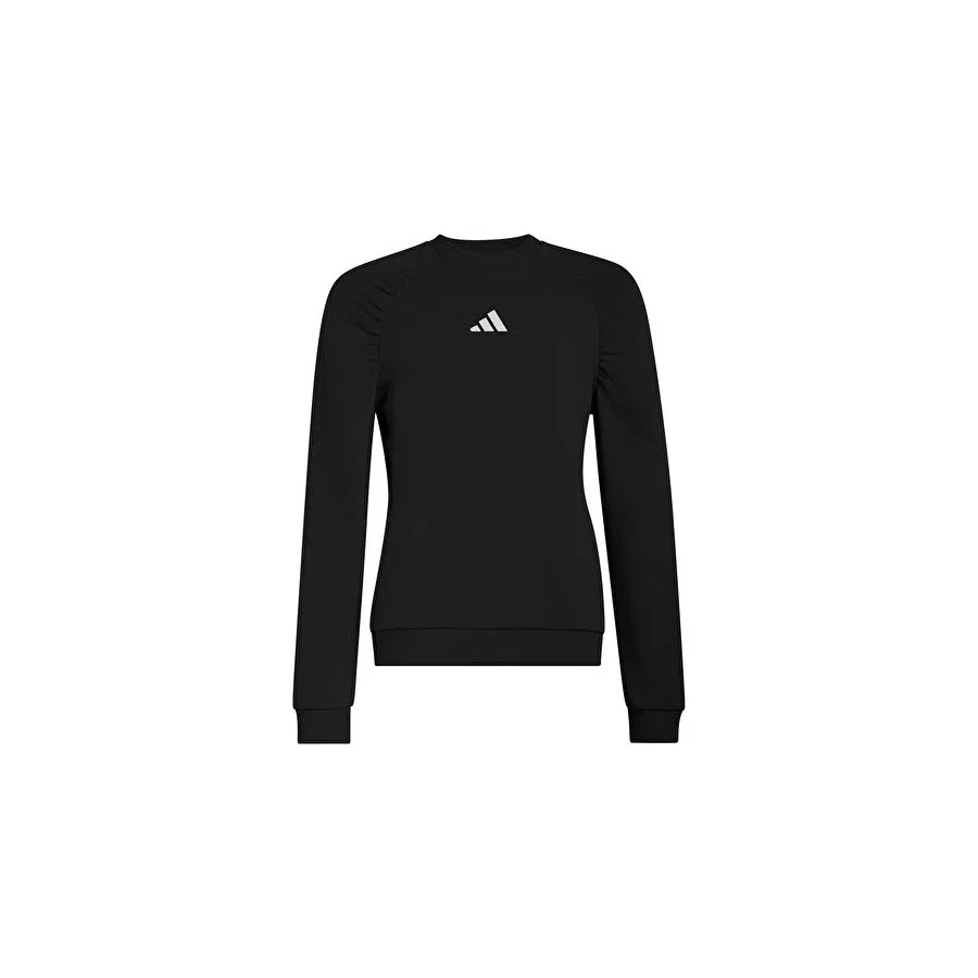 Детский спортивный комплект из футера с принтом Adidas Jg Ft Swtst, Черный — фото 2