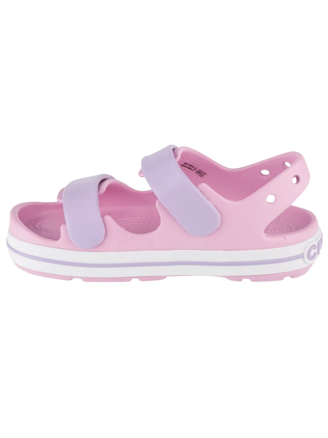 Сандалии Crocs Crocband Cruiser Sandal K розового цвета — фото 2