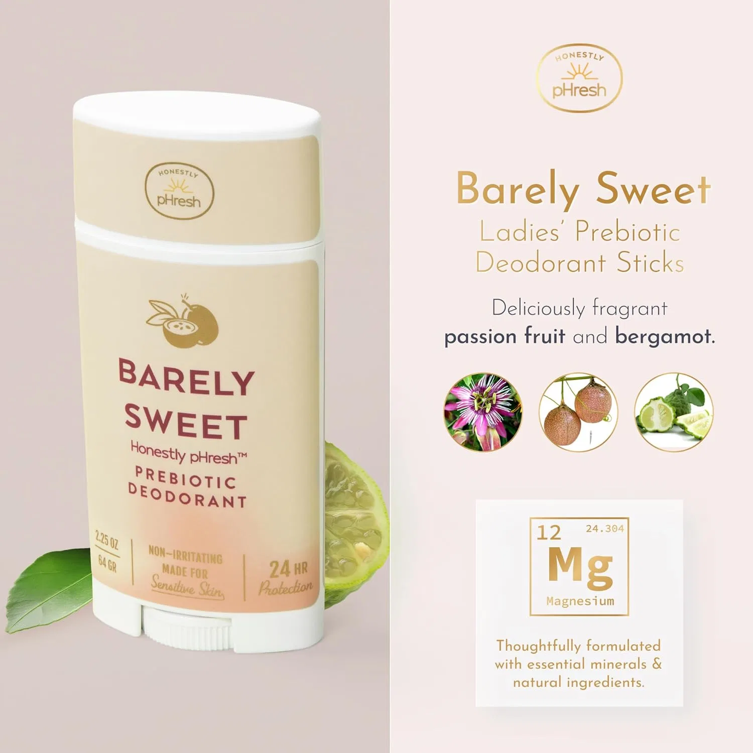 Дезодорант Barely Sweet Honestly pHresh, 64 г — фото 4