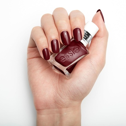 Лак для ногтей Essie Gel Couture Color No. 360 Spiked with Style, темно-красный, 13,5 мл — фото 3