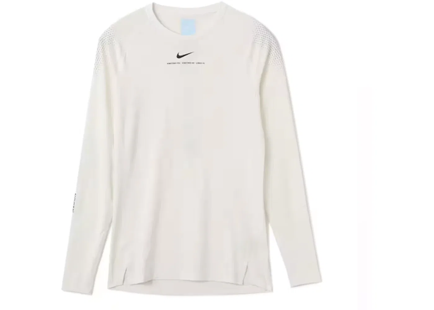 Мужская футболка с длинным рукавом Nike NOCTA L/S Base Layer Top, White/Black