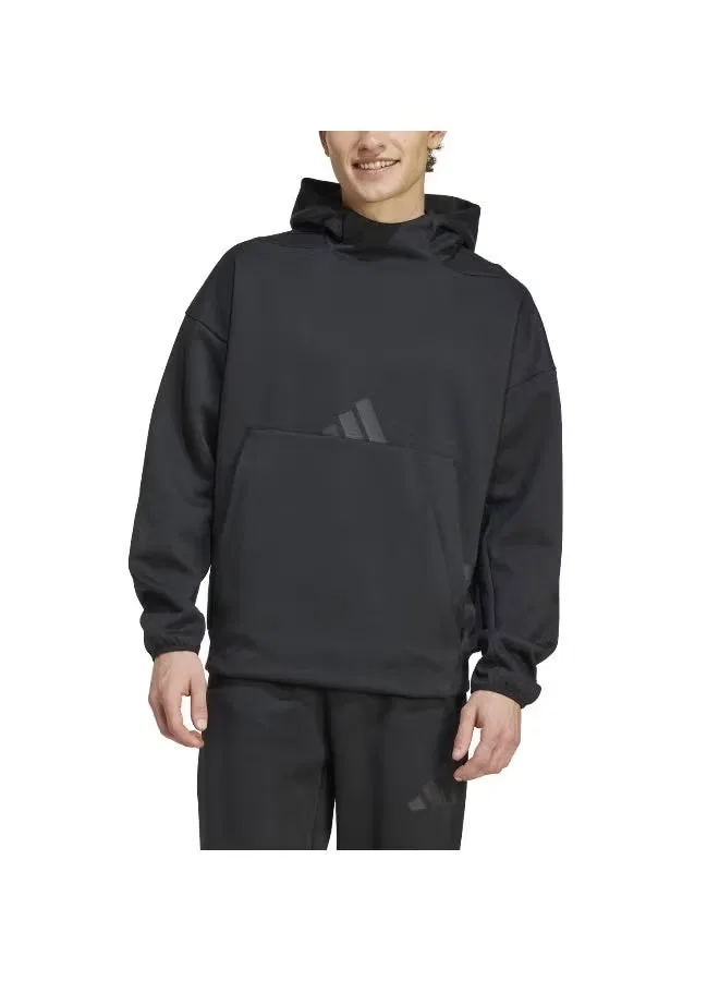Худи с длинным рукавом Z.N.E. Adidas, черный — фото 3