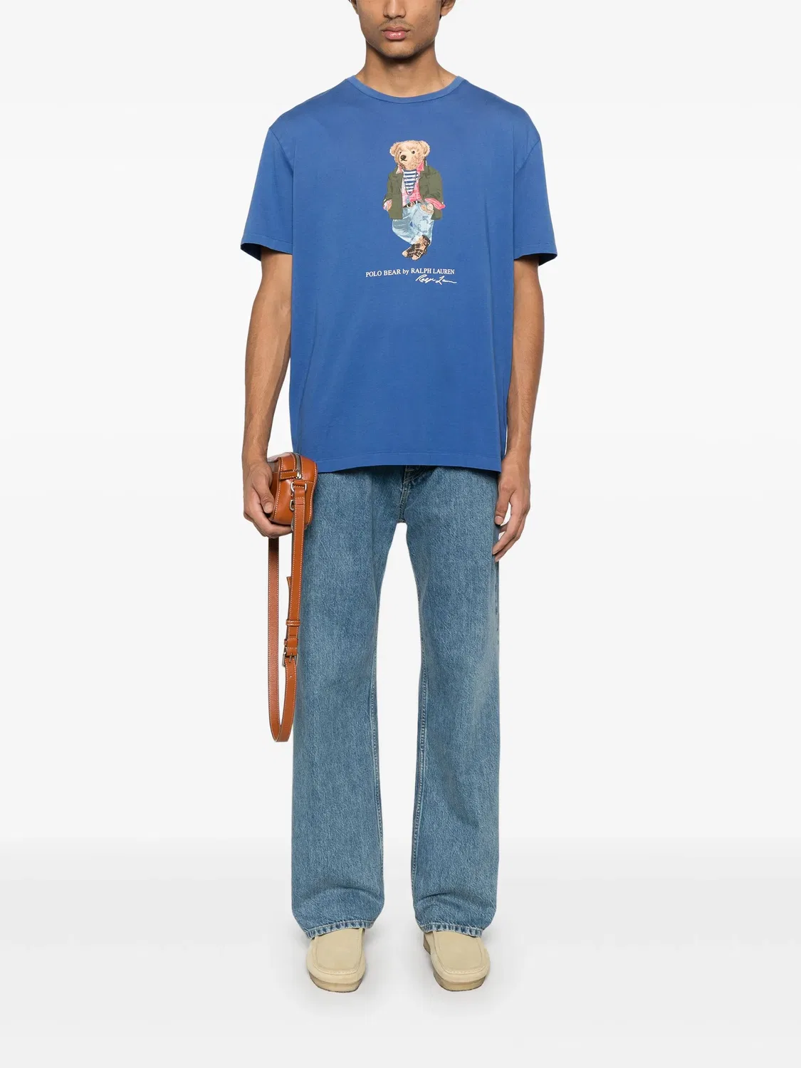 Polo Ralph Lauren Футболка с Поло Медведем в бирюзовом — фото 4