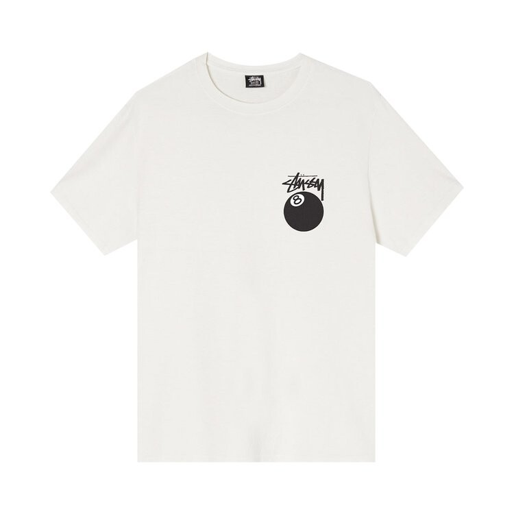 

Футболка Stussy 8 Ball Pigment Dyed Tee 'Natural', белый