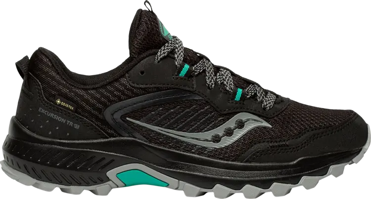 

Кроссовки Saucony Wmns Excursion TR15 GTX Wide Black Jade, черный