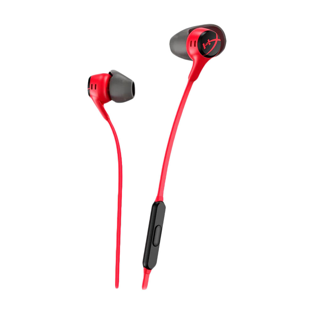 

Проводные внутриканальные наушники HyperX Cloud Earbuds II, красный