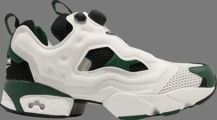 Кроссовки instapump fury og nm 'chalk utility green' Reebok, белый — фото 2