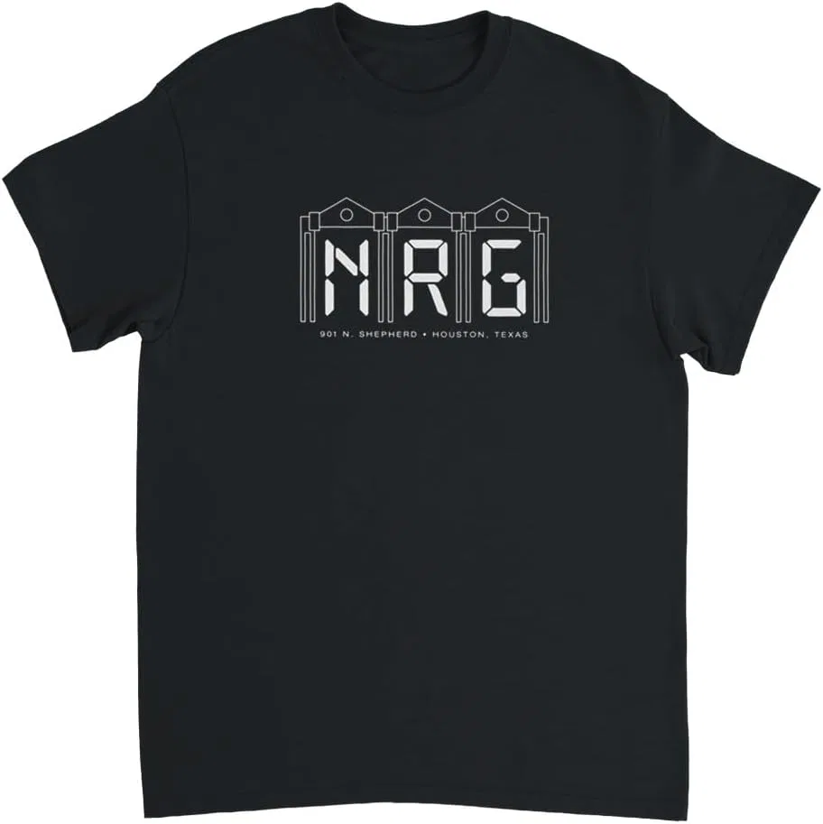 Мужская футболка с винтажным принтом Club Nrg Houston, Black