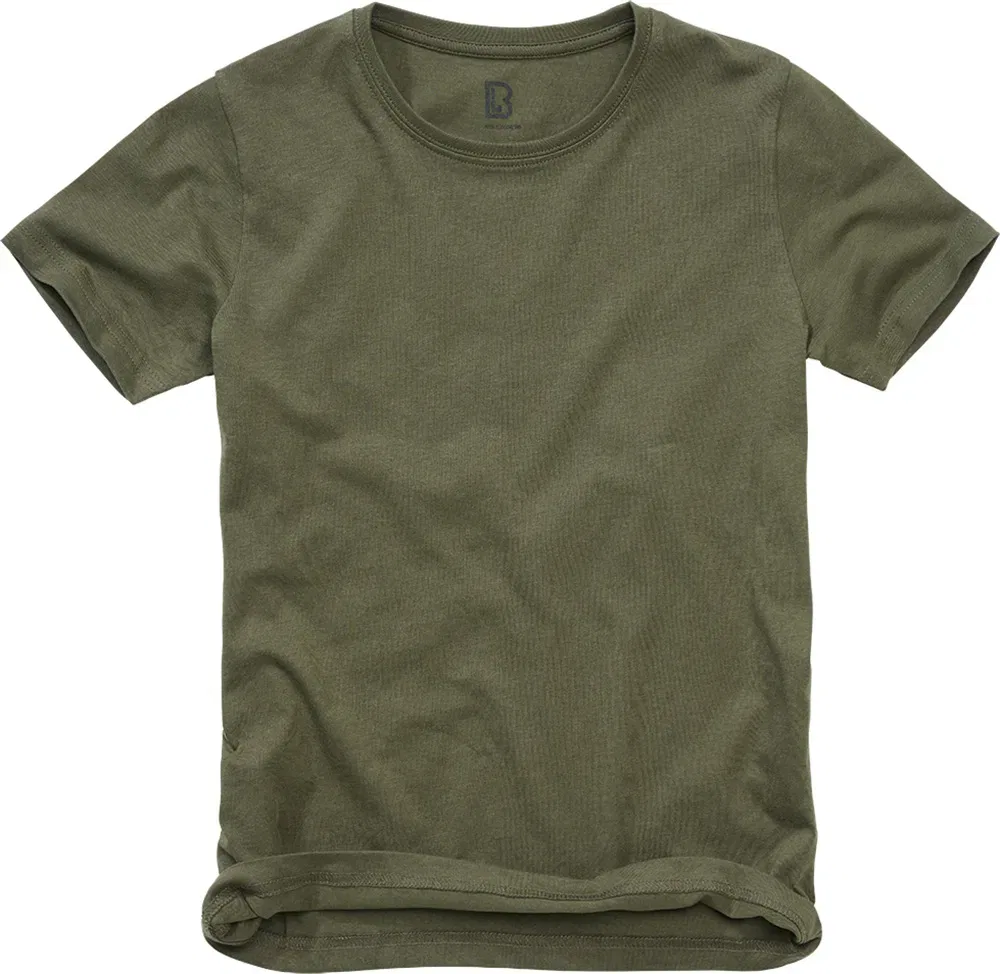 Футболка детская с принтом Kids T-Shirt Brandit, зеленый
