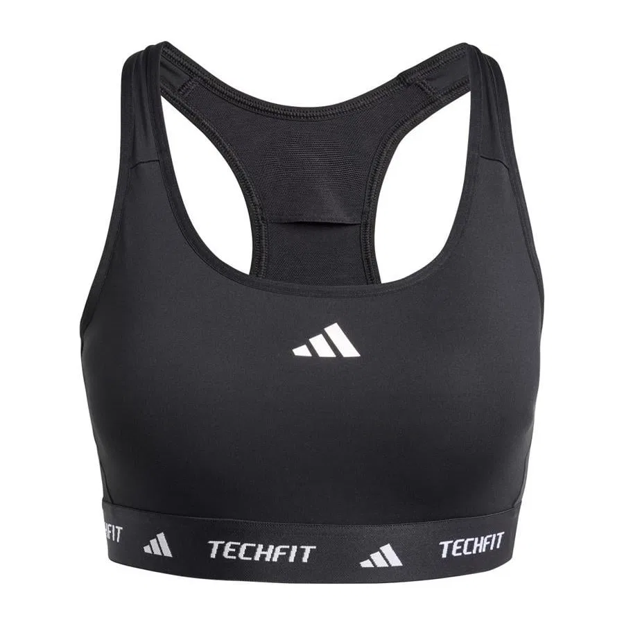 Спортивный бюстгальтер с перекрестной спинкой, модель TF BRA, adidas, Черный