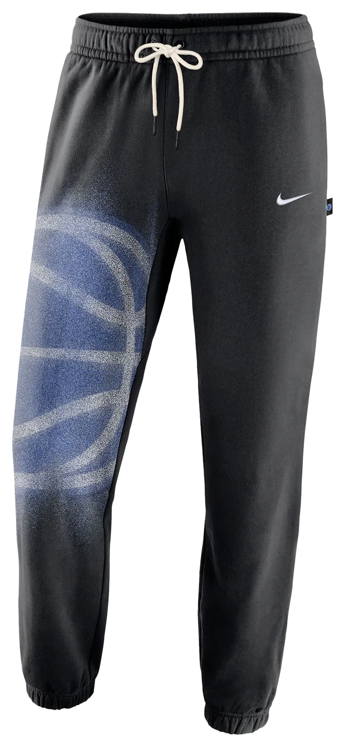 Мужские брюки утепленные на флисе Nike Magic Basketball Icon Pants, белый/черный — фото 3