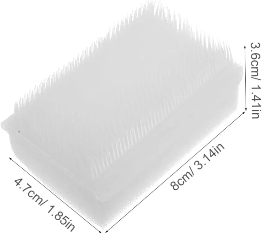 Массажная щетка для сенсорной терапии, 2 шт, Wilbarger, ZHIHUICX, Белый, 8x4.7x3.6 см Galpada — фото 2